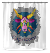 Capricorn Shower Curtain | Zodiac Series 11 - Beyond T-shirts